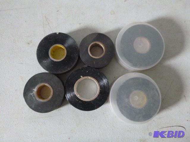 lot 63 image: Six Rolls of Electrical Tape...