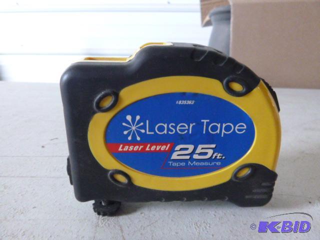 lot 69 image: Laser Tape with 25 Tape Measure...
