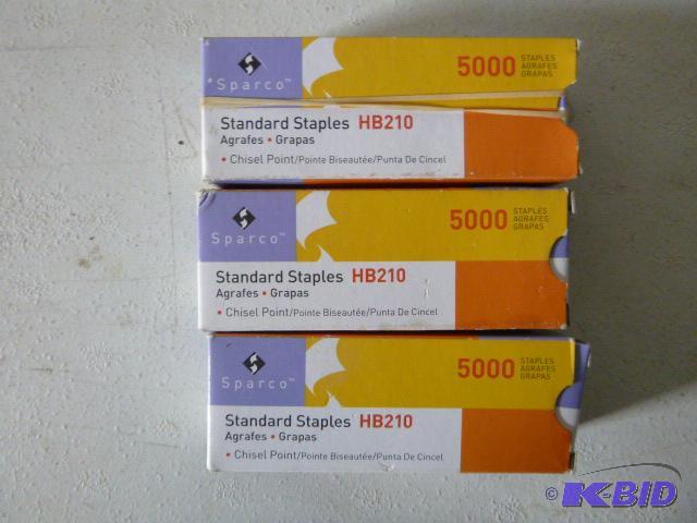 lot 77 image: Three Boxes of Standard Staples...