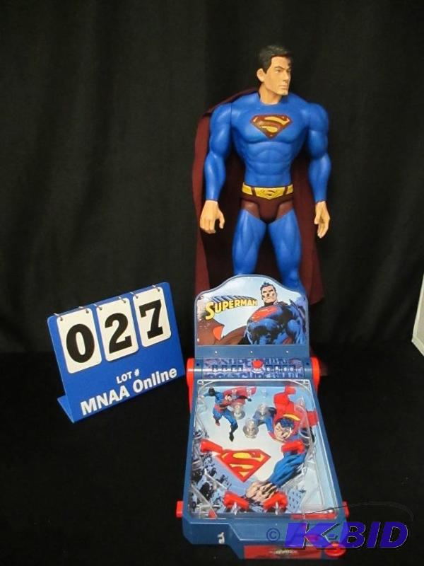 Superman Figure and Pinball