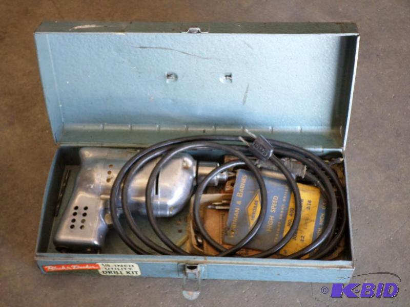 lot 108 image: Black & Decker 14" Utility Drill Ki...
