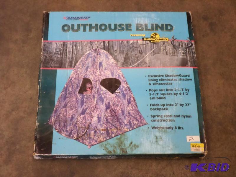 lot 17 image: Ameristep Outhouse Hunting Blind, New Unused...