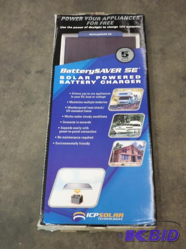 lot 32 image: BatterySaver SE 12Volt Solar Powered Battery ...