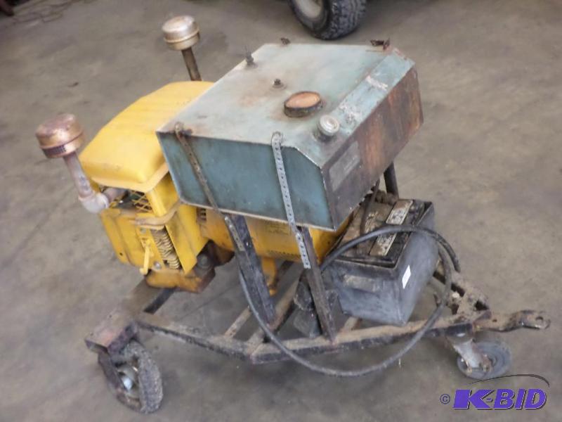 lot 39 image: Industrial Gas-Powered Towable Generator With...