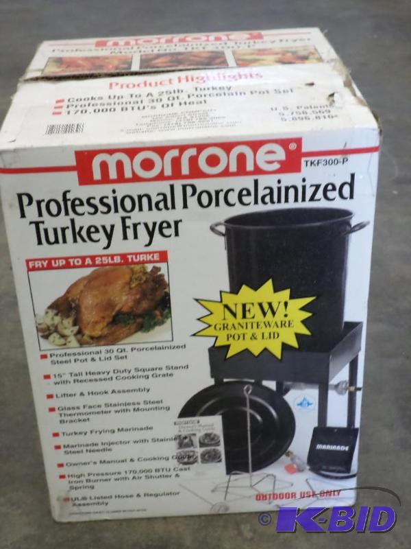 lot 61 image: Morrone Turkey Fryer...
