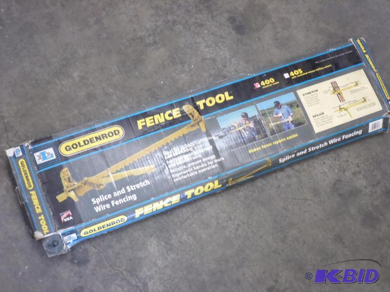lot 62 image: Goldenrod Model 400 Fence Tool...