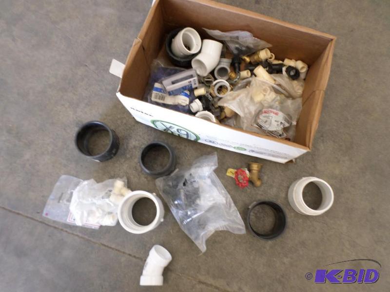 lot 68 image: Lot Of Misc PVC Fittings, Etc...