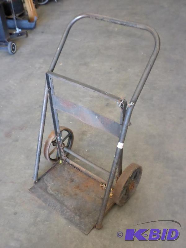 lot 92 image: Heavy Duty Steel Torch Cart...