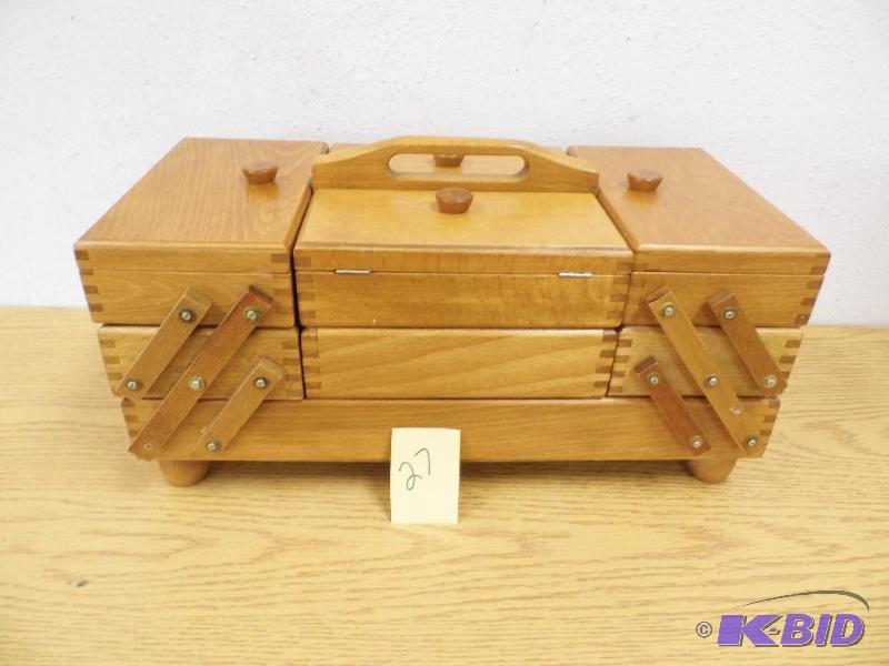 lot 27 image: Sewing Cabinet
