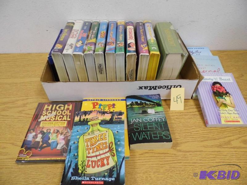 lot 49 image: Books, DVD, Disney VHS