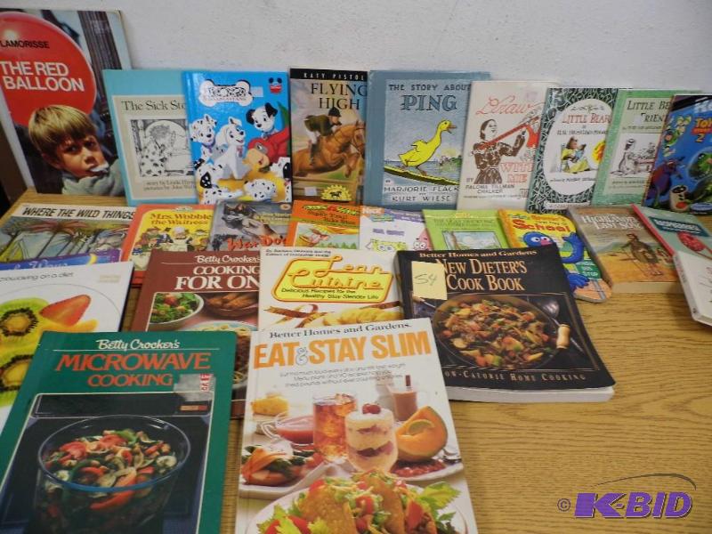 lot 54 image: Cookbooks and Childrens Books