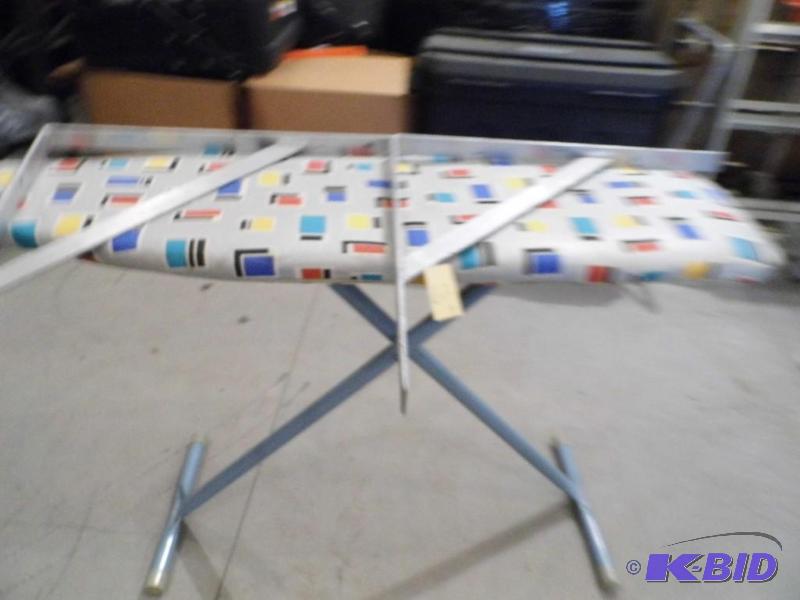 lot 62 image: Ironing Board w2 Metal Brackets