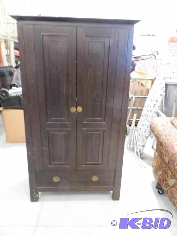 lot 66 image: TV Armoire
