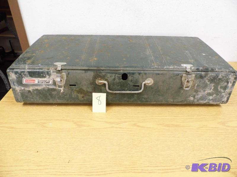 lot 8 image: Coleman Duel Fuel Camp Stove