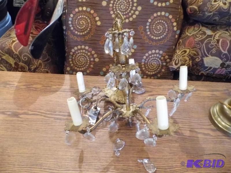 lot 83 image: Brass Table Lamps