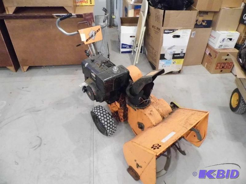lot 87 image: Bob Cat Snowblower