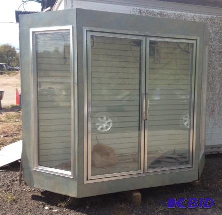 lot 159 image: Nursery Glass Floral Cooler StorageDiplay Ca...