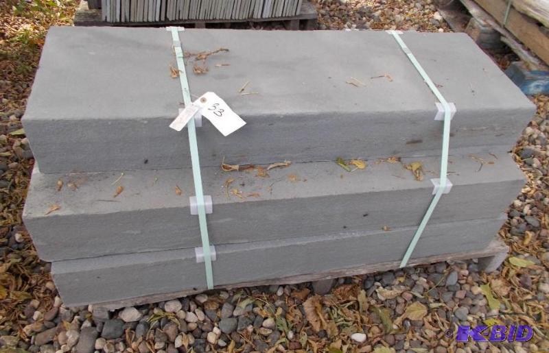 lot 33 image: 1 Pallet Consisting of 5 - 48" Bluestone...