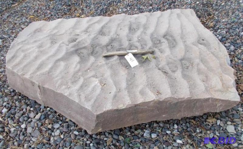 lot 41 image: Large Decorative Water Feature Landscape Rock...