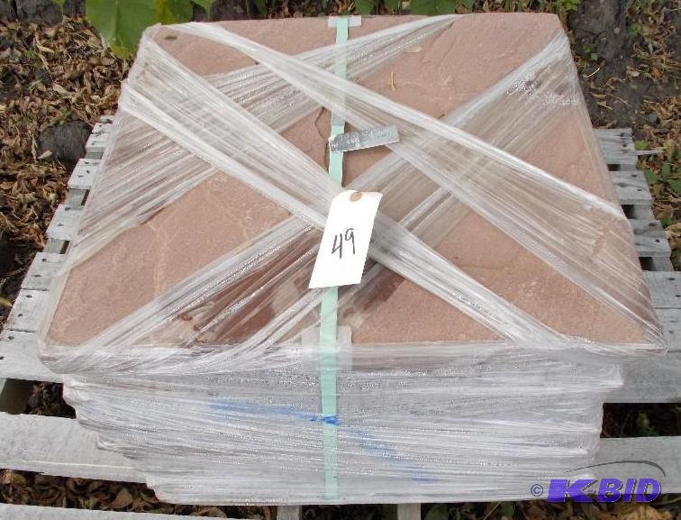 lot 49 image: 1 Pallet Consisting of Flagstone Pavers 24&qu...