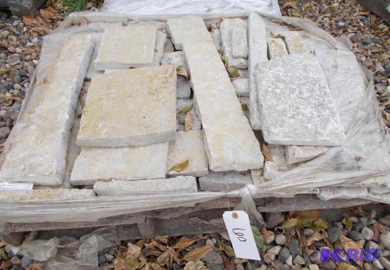 lot 60 image: 1 Pallet of Mixed Thin Veneer PatioWall Ston...