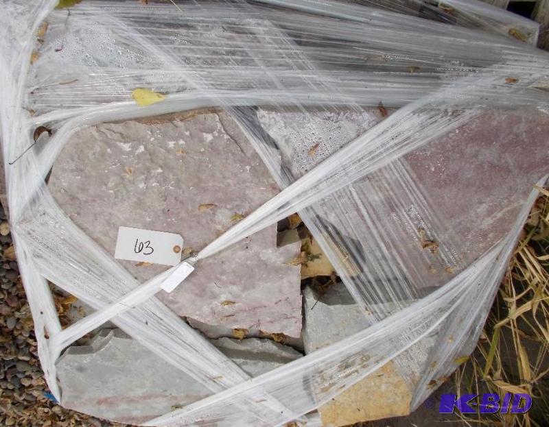 lot 63 image: 1 Pallet of Chilton Flagstone Patio&nbspSton...