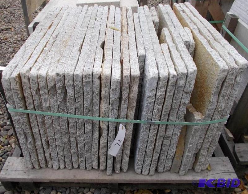 lot 72 image: 1 Pallet of Limestone Flagstone Patio StoneP...
