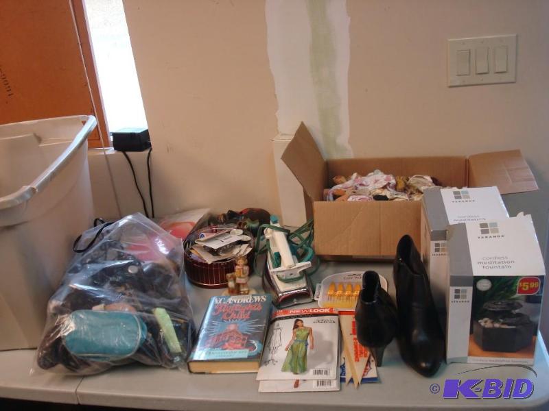Tan Bin Filled With Different Items, Two New ...