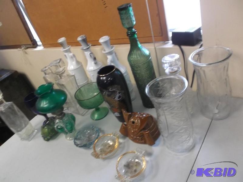 Lot Of Different Glass Ware...