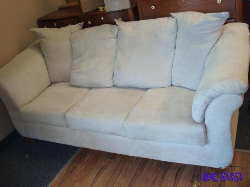 Cream White Couch, Some Wear, Couple Marks, I...