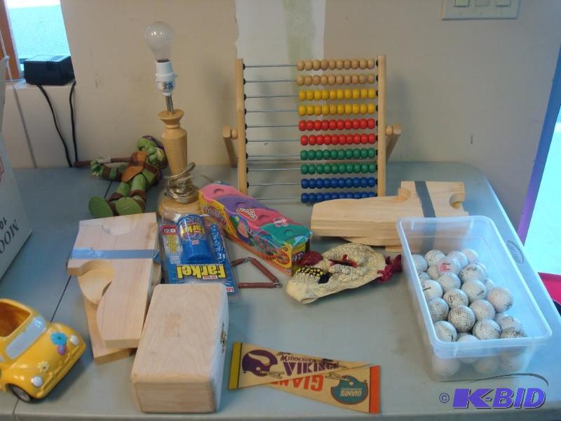 Lot of Different Items, Golf Balls TMNT...