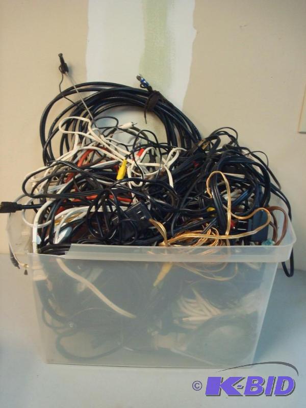Small Bin Filled With Wires...