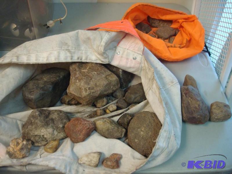 Bag Filled With Rocks and Stones...