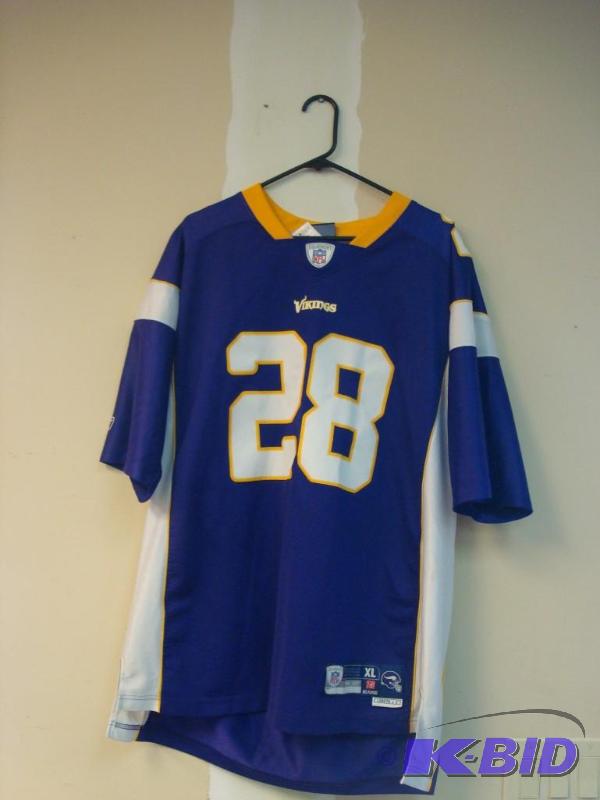 Vikings Jersey, Used, Small Spot, Size XL...