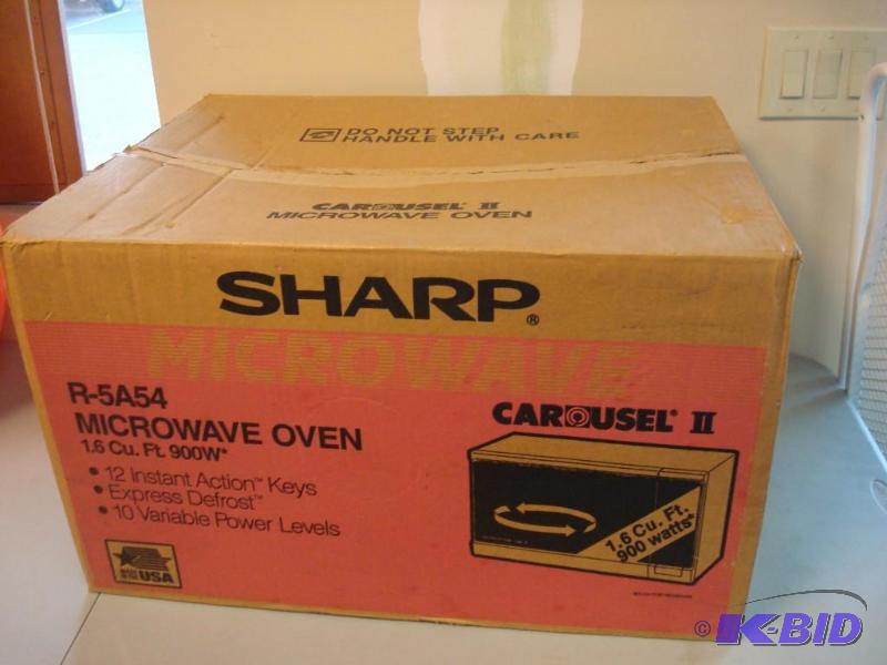 Sharp Microwave Oven, Appears To Be New In Th...