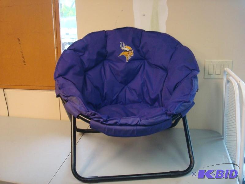 Viking Folding Chair, Has Some Wear Tears...