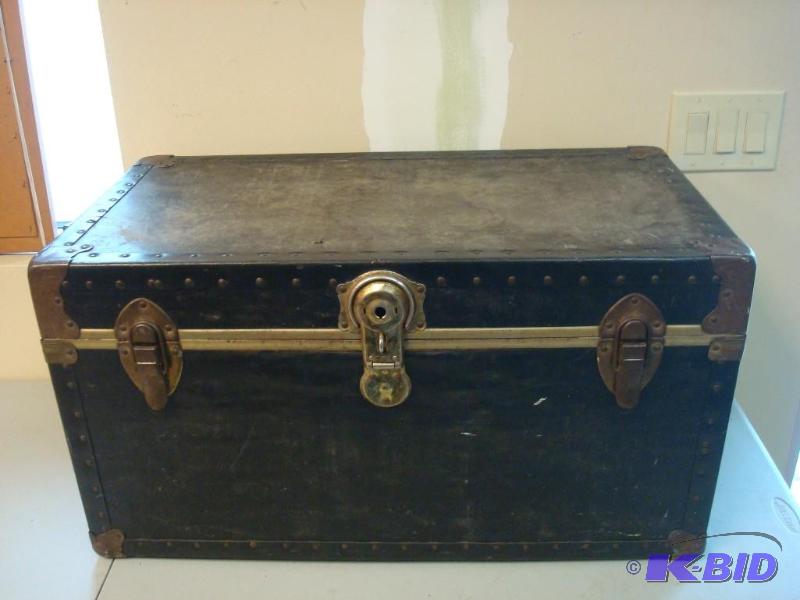 Foot Locker Trunk, Shows Wear...