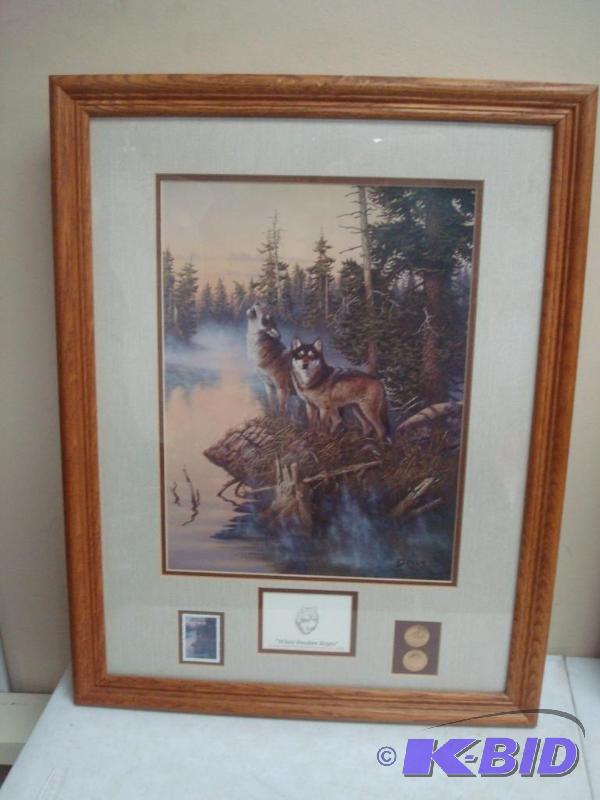 Derk Hansen, Where Freedom Reigns, Wolf Print...