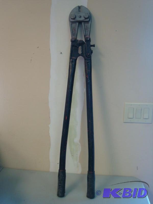 Very Big 42&quot Bolt Cutters, Some Wear, Wo...
