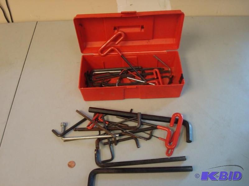 Tool Box Filled With Allen Wrenches...