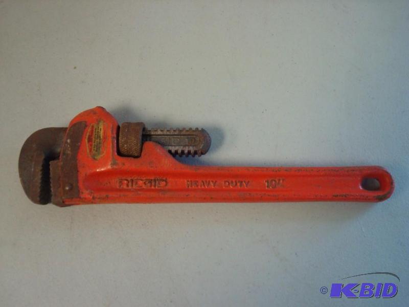 10&quot Ridgid Pipe Wrench...