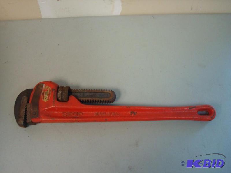18&quot Ridgid Pipe Wrench...