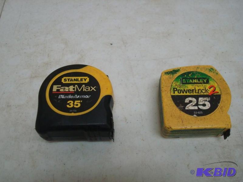 Pair Of Stanley Tape Measures, 35 Fat Max, S...