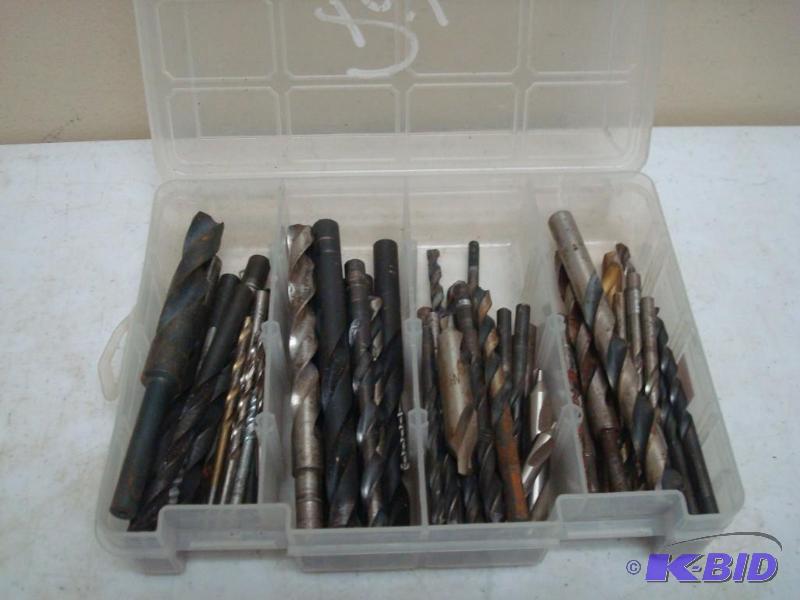 Box Filled With Large Drill Bits...