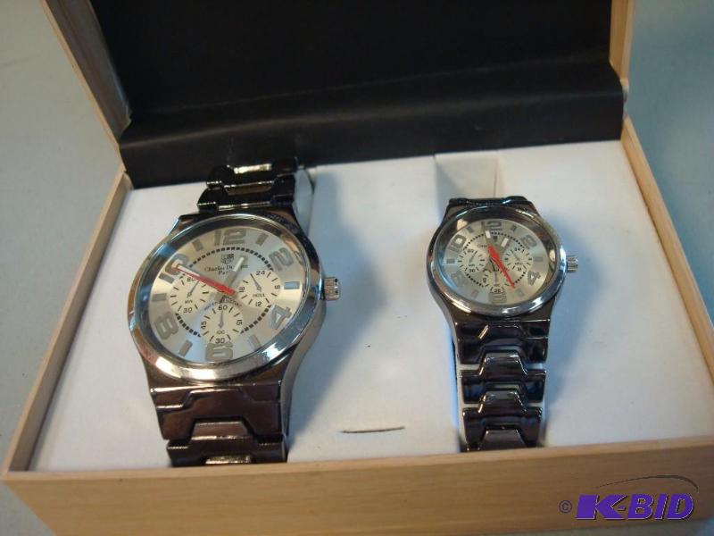 Pair Of New Charles Dumont Watches Wear To B 36 Furniture