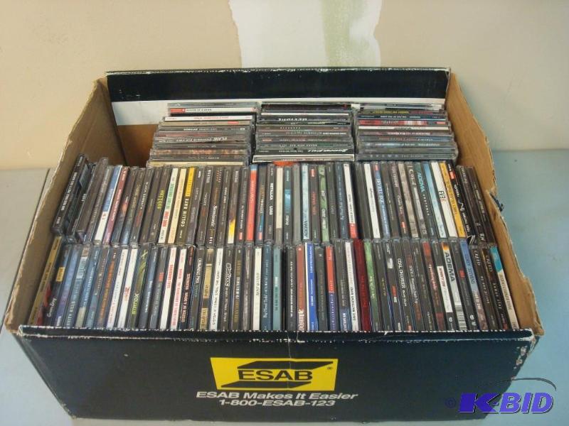 Huge Lot Of Over 100 Cds Mostly Rock And He...