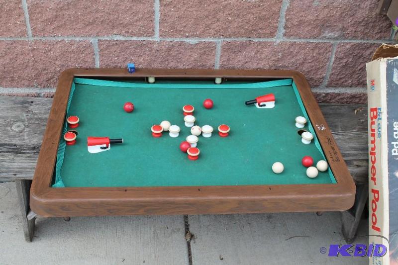 Bumper Pool From P.D.Cue Vintage Family Game ...