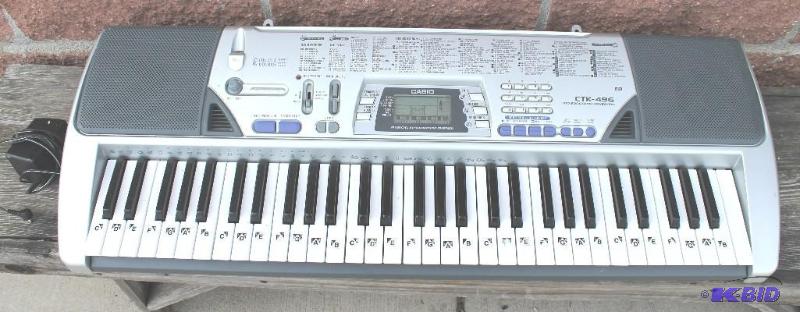 Casio&nbspMusical Keyboard Model # CTK - 496...