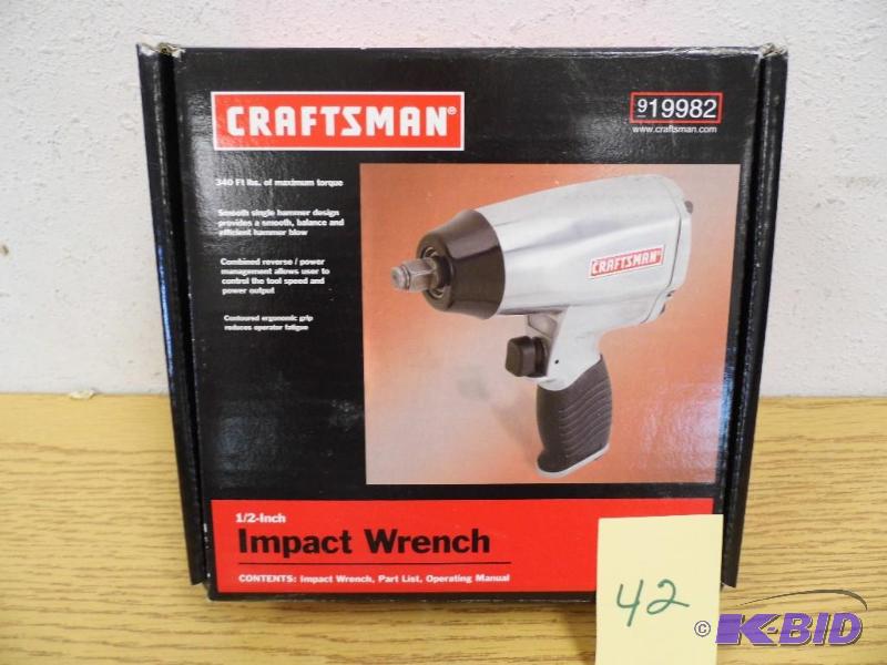 New Craftsman 12 Impact Wrench