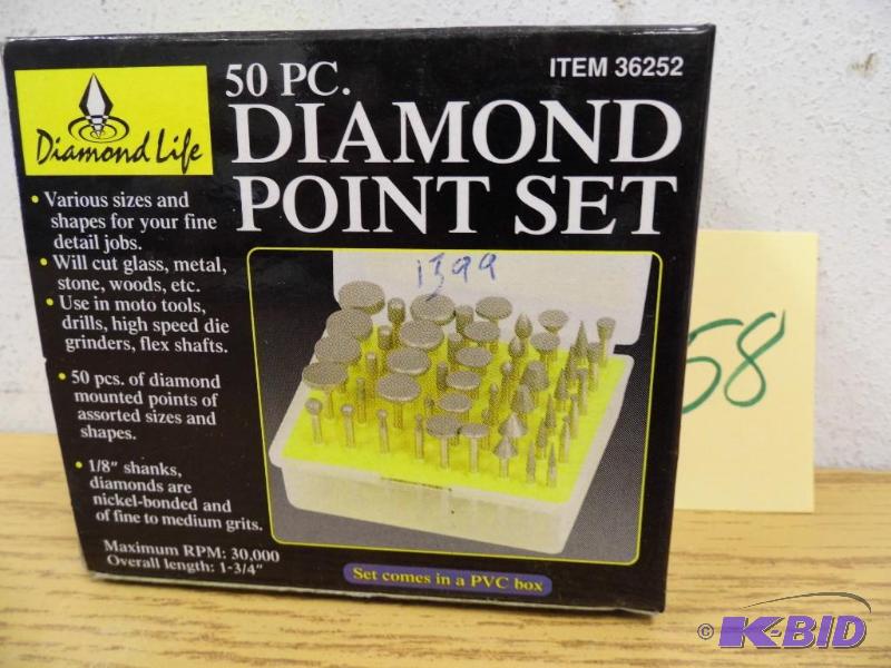 New 50 Piece Diamond Point Set